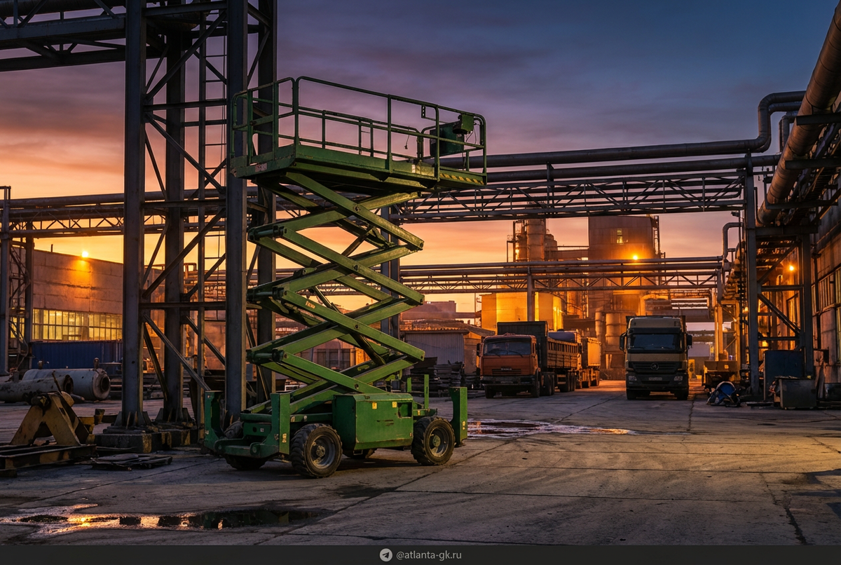    Ножничный подъемник: советы по покупке и аренде. Atlanta-gk