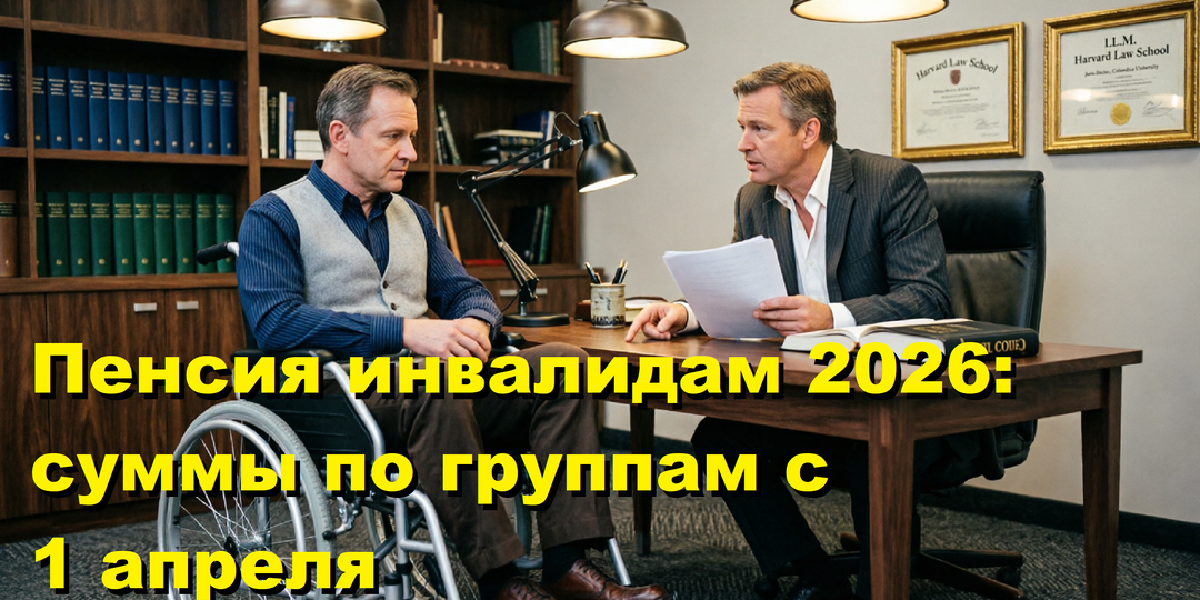 Не упустите свои деньги: как изменятся пенсии инвалидам с 1 апреля 2026 года