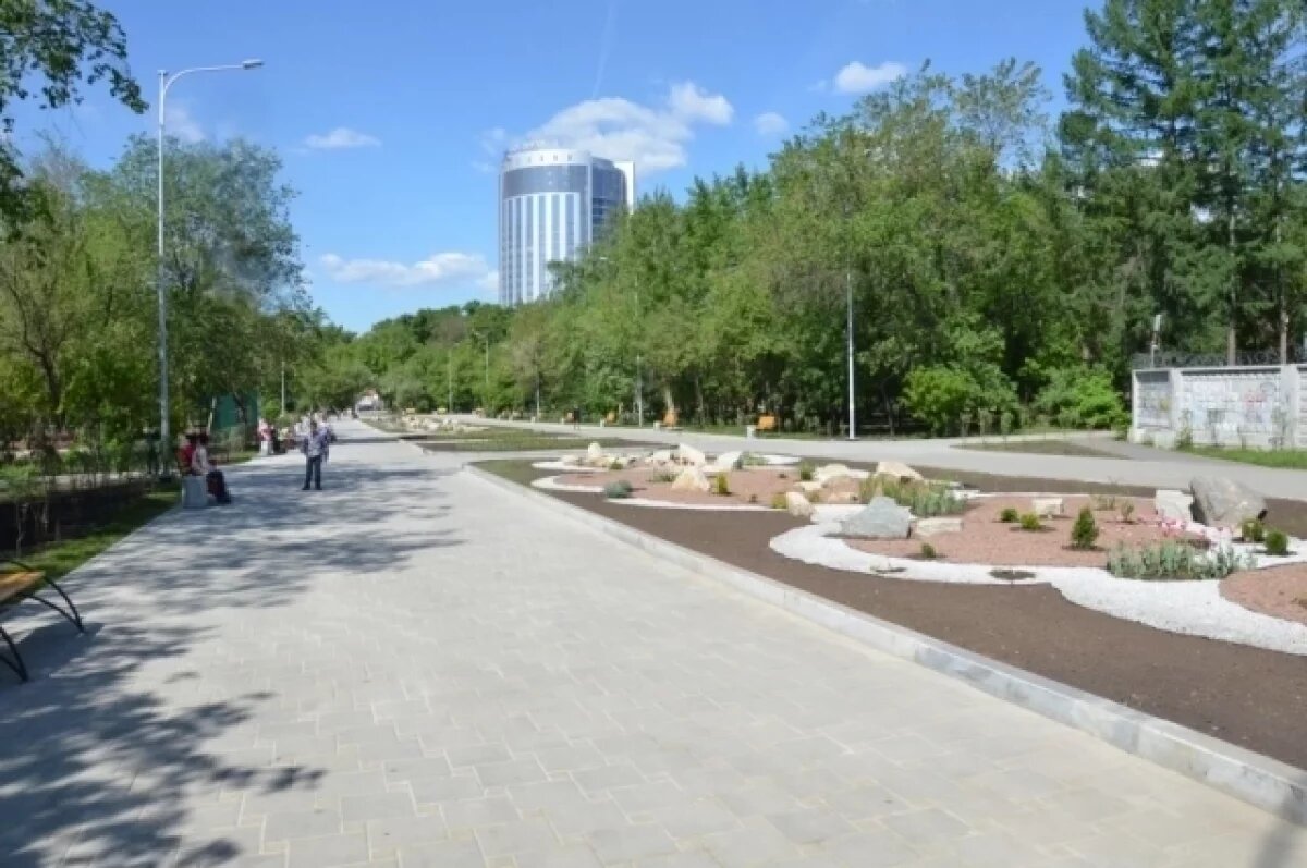    В парке Павлика Морозова появятся баскетбольные и мини-футбольные площадки