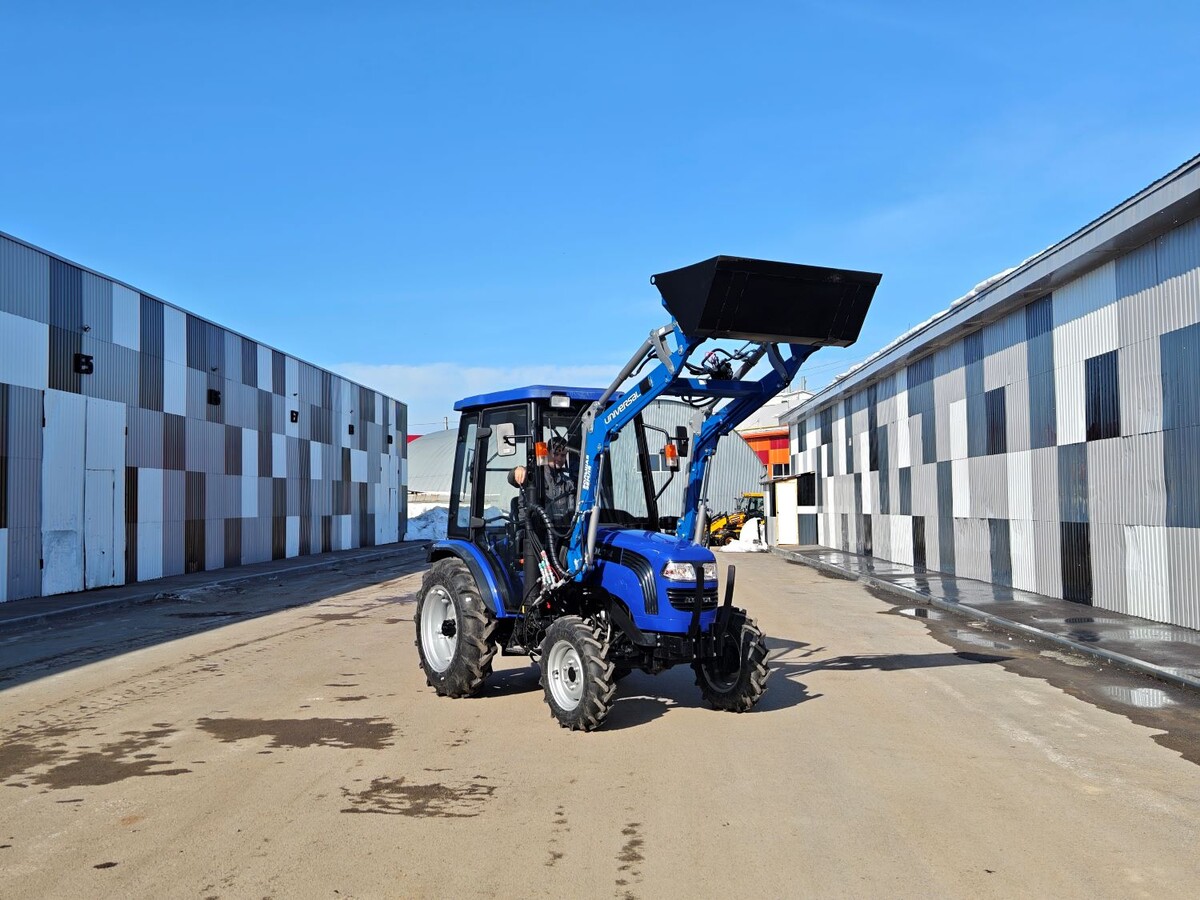 Ковш сохраняет положение строго параллельно земле по всей высоте подъёма, что исключает высыпание груза