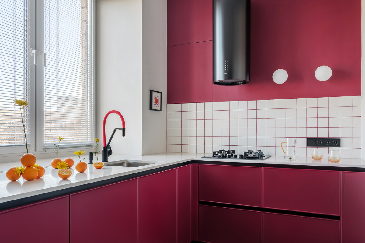 На фото: трешка 83 кв.м в г. Москве. Дизайнер: Мари Гри; стилист: Виктория Горбачева; фотограф: Роман Мокров