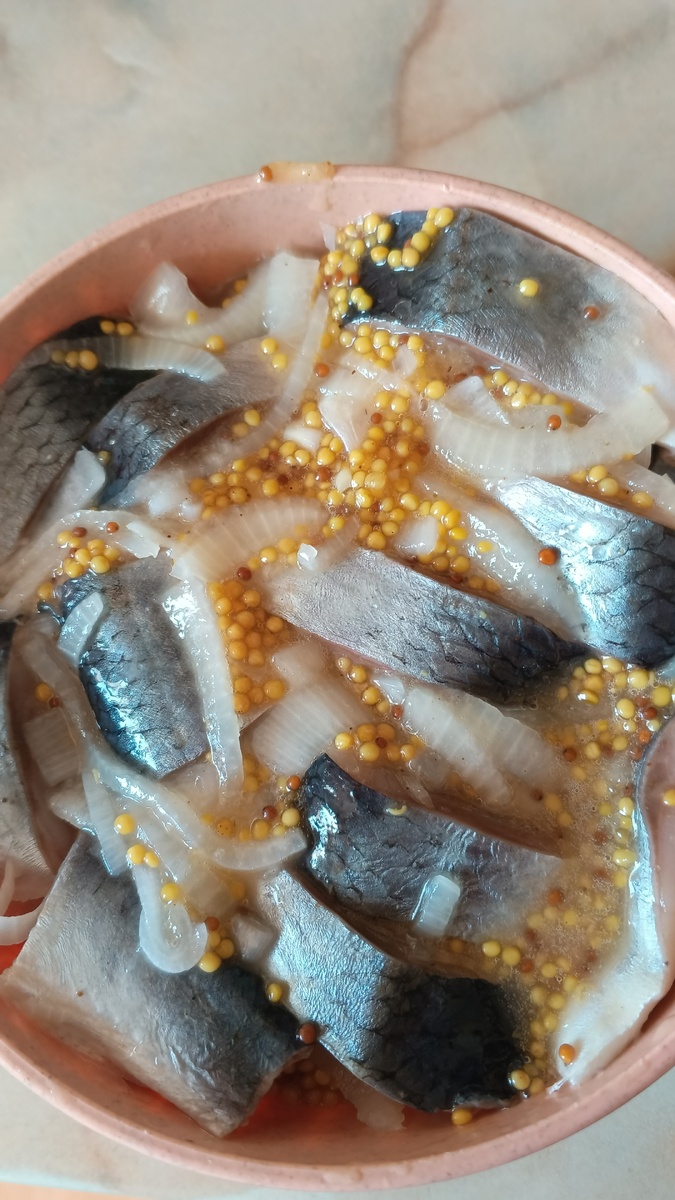 фото автора: маринованная сельдь