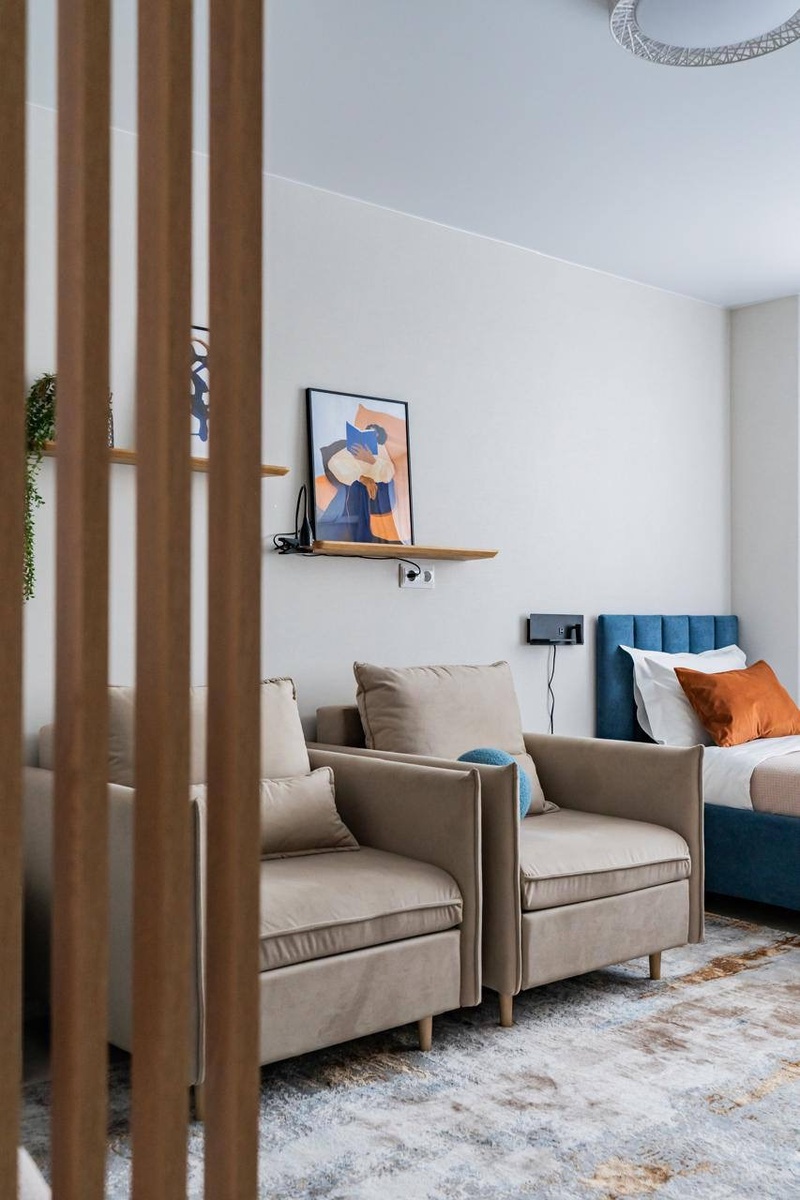 На креслах не только удобно отдыхать, но и спать с комфортом