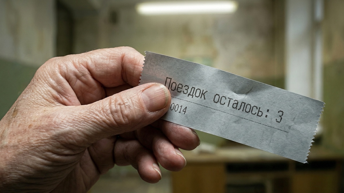 Чек из автомата. В графе «Зачислено» — пусто.