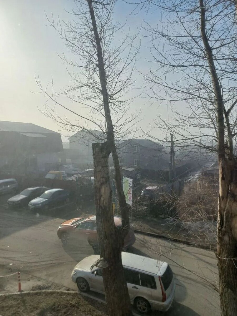    Дымка в Бийске. Источник: t.me/biysknews2