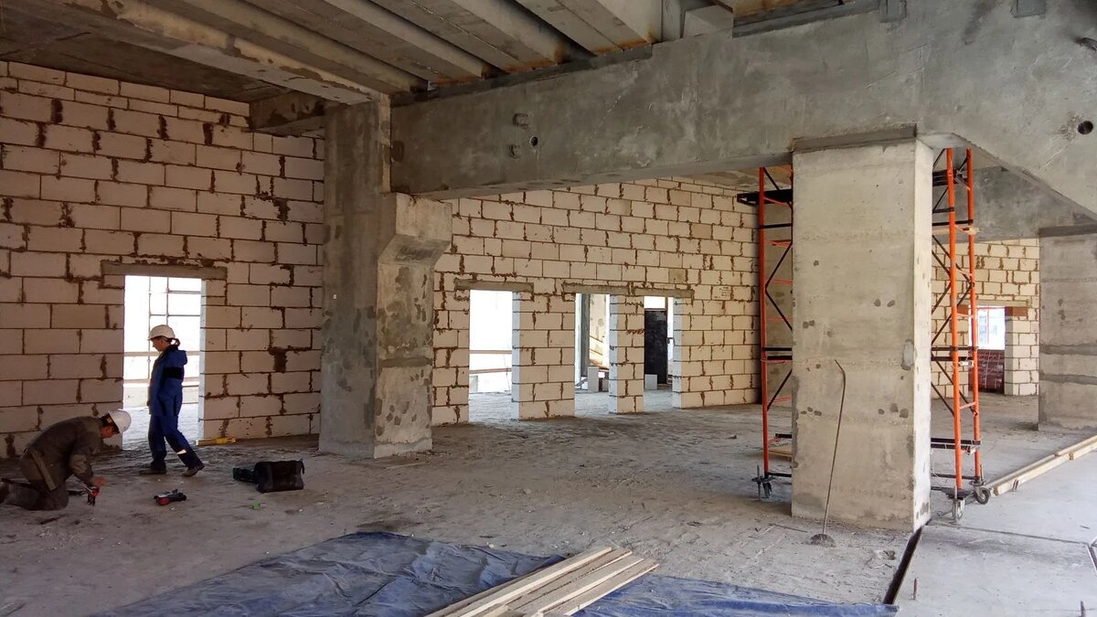 Устройство внутренних перегородок