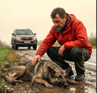 Одинокий геолог подобрал на трассе истощенную овчарку. Спустя год спасенный пес невероятным образом вернул долг