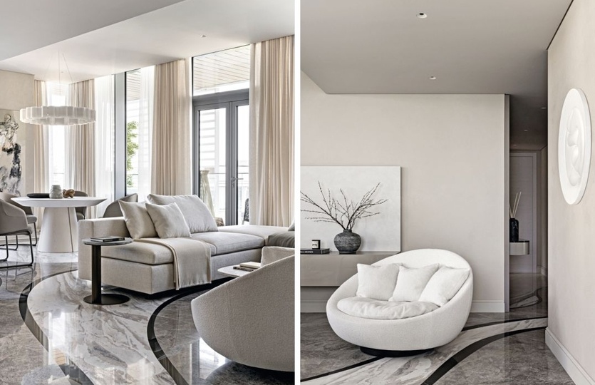 Прибрежный модерн: светлая семейная квартира в Дубае