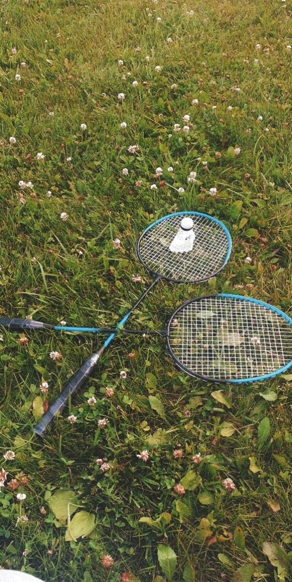 Главное,чтоб воланчик не улетел к соседу