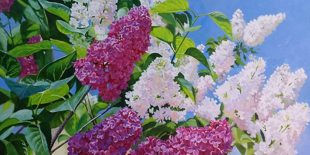 Прекрасные весенние живописные цветы в творчестве художницы Светланы Вандышевой.