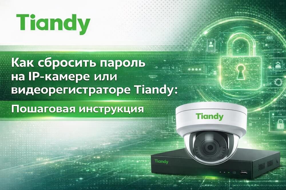  Инструкция по сбросу пароля на устройствах Tiandy
