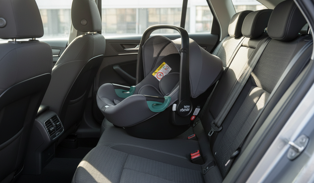 Britax Roemer Baby-Safe i-Size с базой Flex. Фото: Марина Соколова, KP.RU / Нейросеть