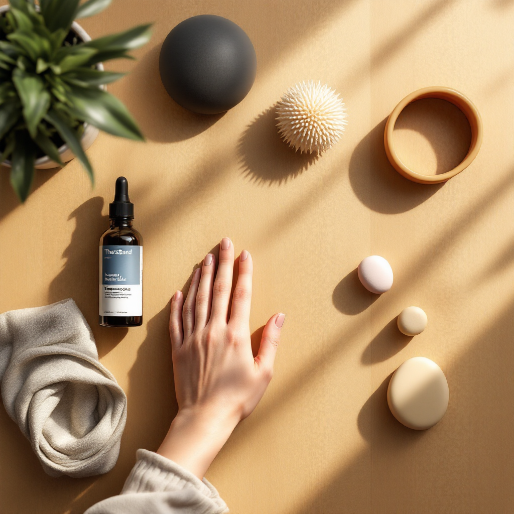 для восстановления подойдет все что угодно, мячик, гантеля, резинка и даже банальная бутылка с водой или резинка от волос