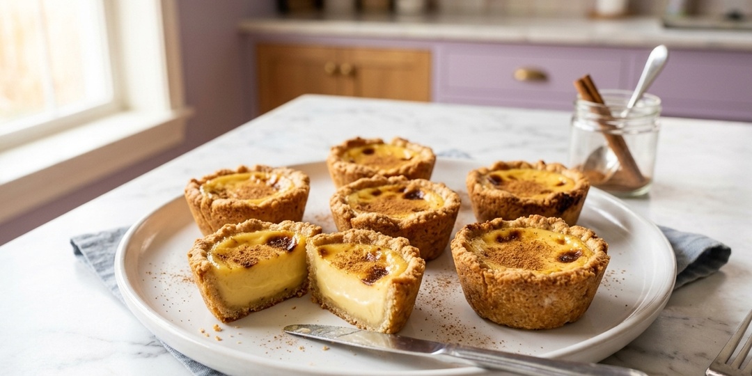 Португальские яичные тарталетки паштейш — кето-десерт без молочных продуктов