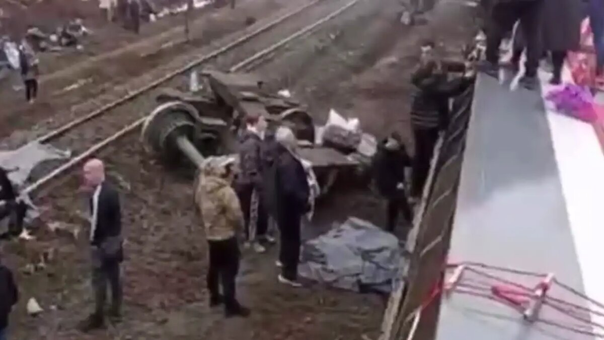    Кадр из видео с места происшествия. © t.me/bbrdom