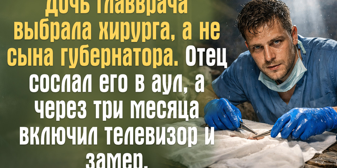 Дочь главврача выбрала хирурга, а не сына губернатора.