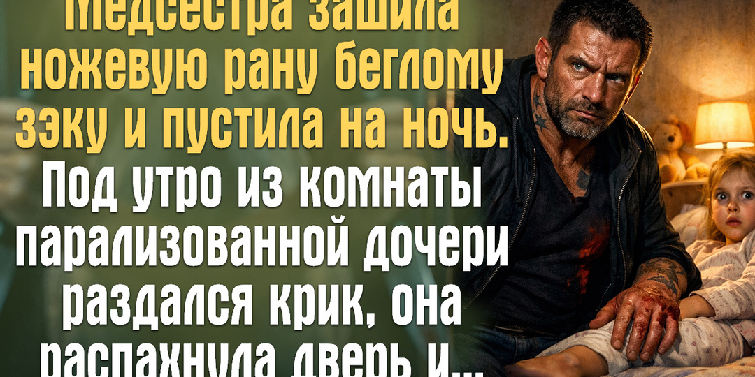 Медсестра зашила рану беглому зэку и пустила на ночь.