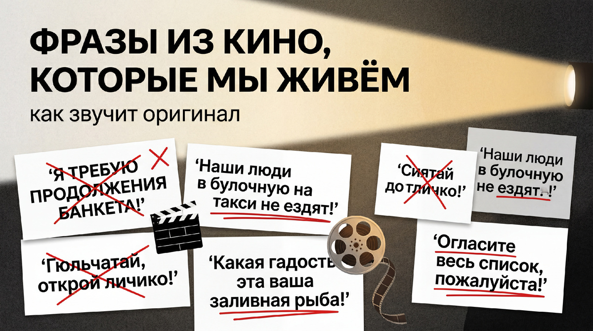 Мы иногда разговариваем репликами — и даже не замечаем.