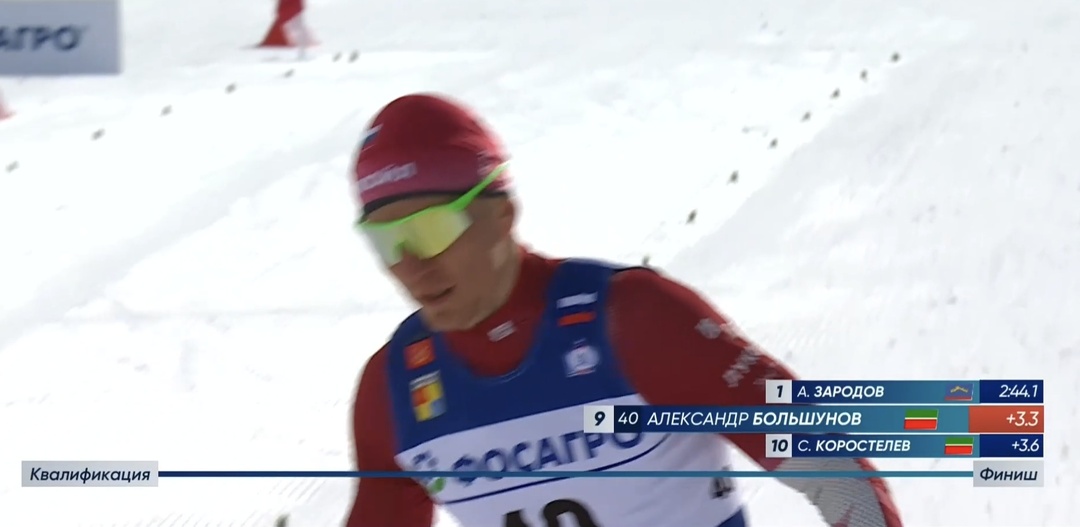 Град неожиданностей в спринте Тура "Большой Вудъявр"...