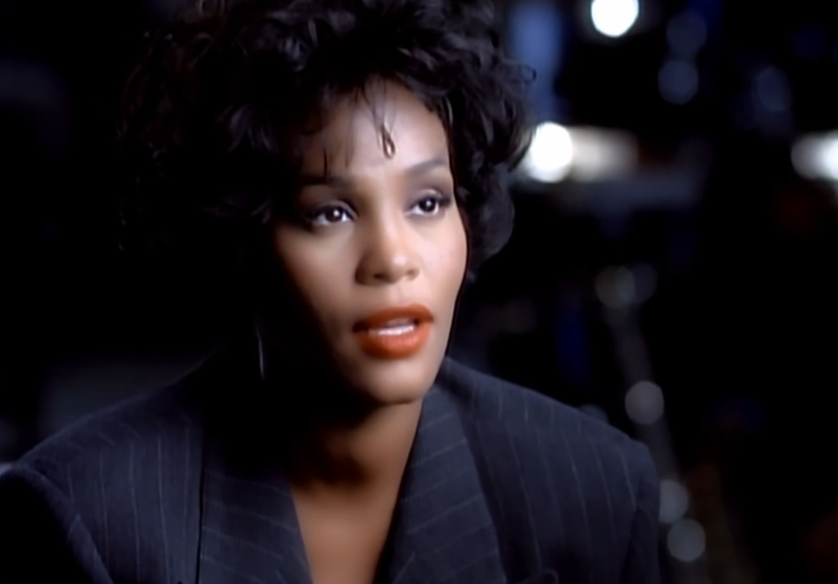 Уитни Хьюстон. Кадр из клипа " I Will Always Love You"