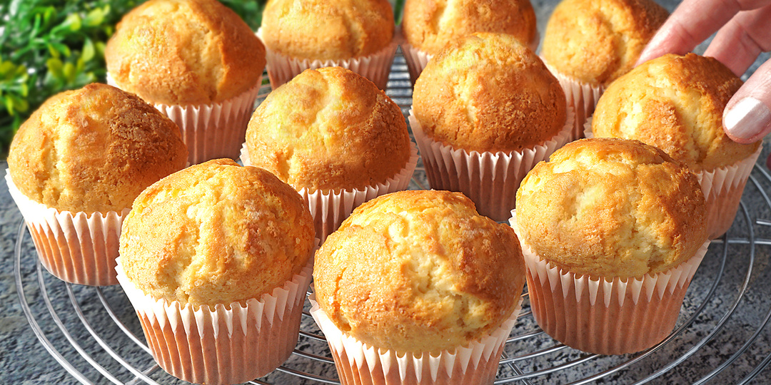 Итальянские кексы без ВЕСОВ или 12 ложек! Так просто и вкусно