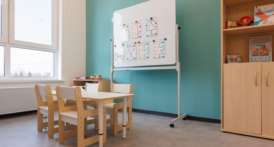    Кабинет логопеда и психолога в новом детском саду на 155 мест в ЖК «Зеленые аллеи» в Видном Ленинского округа / Медиасток.рф