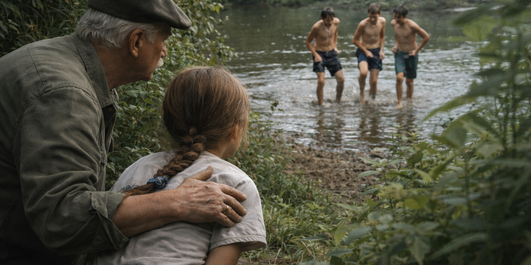 Меня унизили у магазина. Через час дед сделал так, что смеяться было уже некому