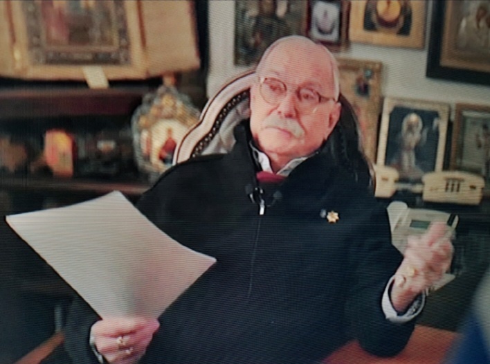 Фото скриншот момента телепередачи на канале РОССИЯ 24