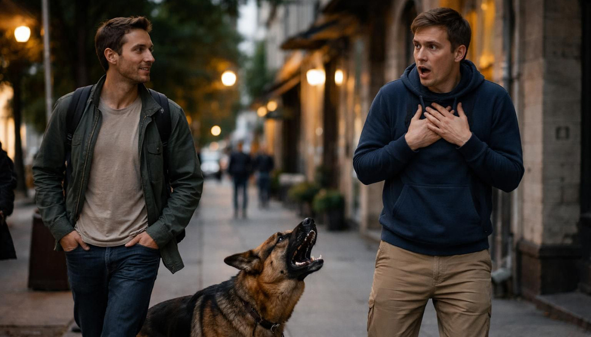 Первый не «смелее» второго – у него просто иначе настроена нейрохимия тревоги.