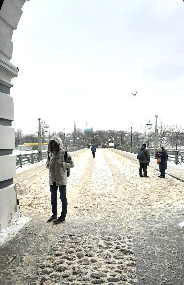 Вид со стороны крепости на Иоанновский мост, Петропавловская крепость (личное фото)