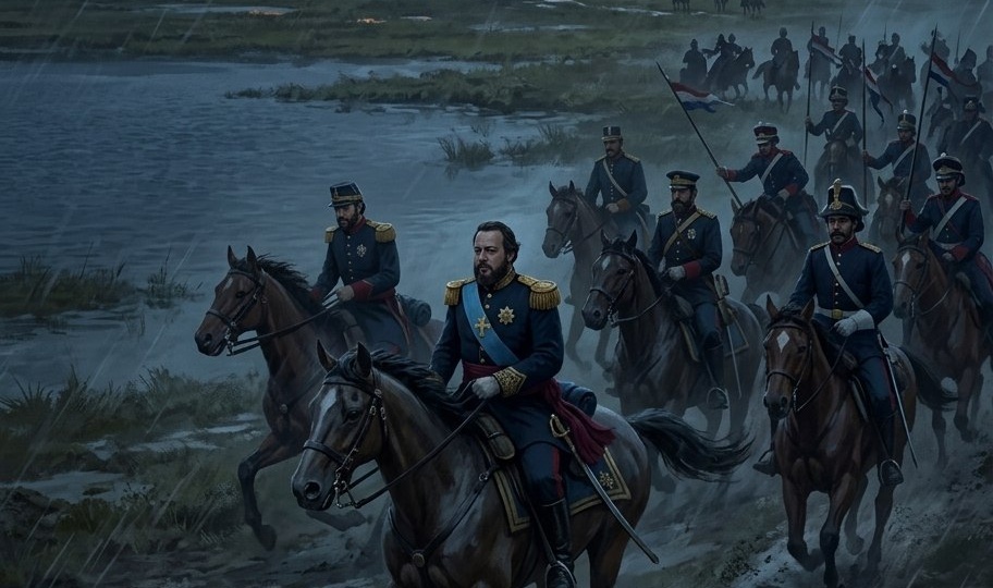 1868. Бегство президента Лопеса