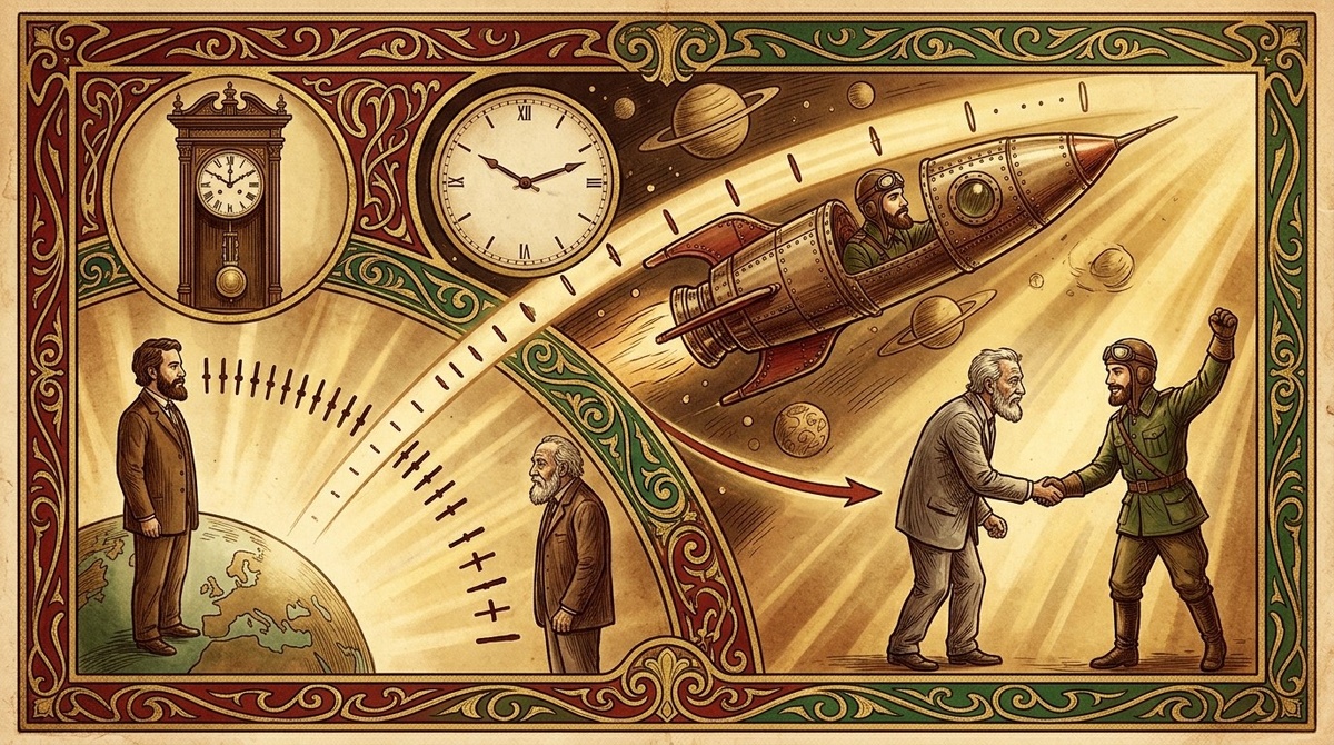 Космонавт ускорялся и тормозил - а земной брат нет. Кто ускоряется, тот стареет медленнее