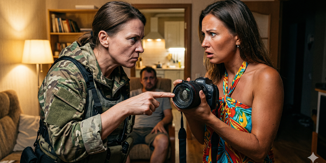 Золовка без спроса взяла мой дорогой фотоаппарат на море, я удалила файлы, она начала поправлять скатерть