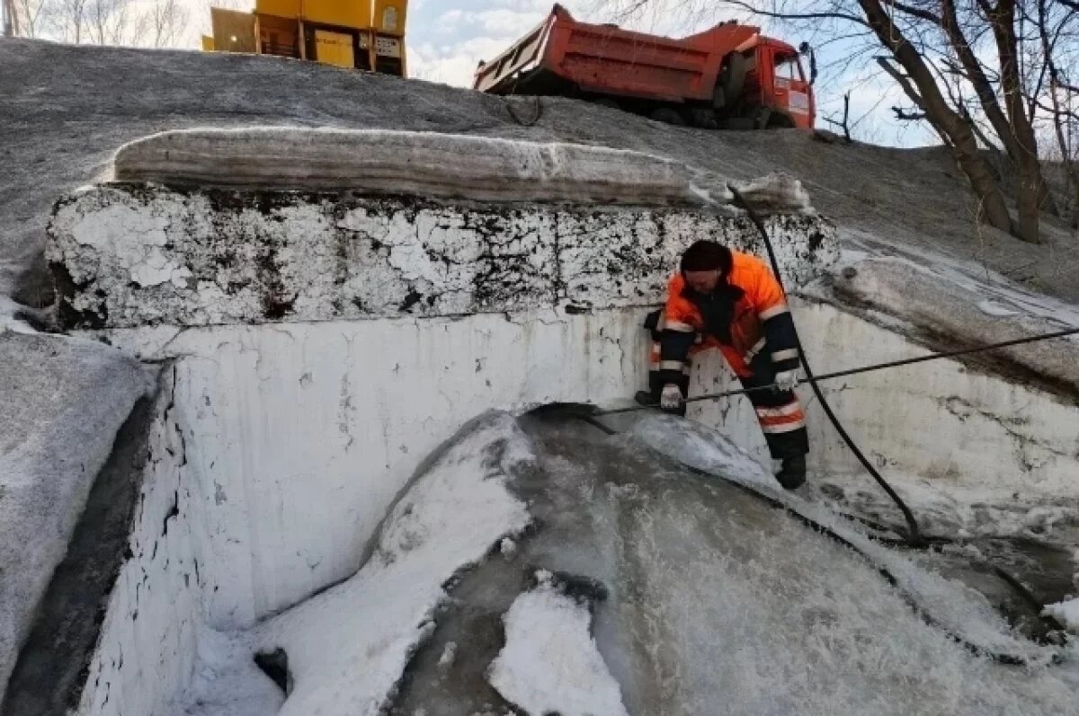    В Кузбассе зафиксировали один перелив воды через дорогу из-за паводка