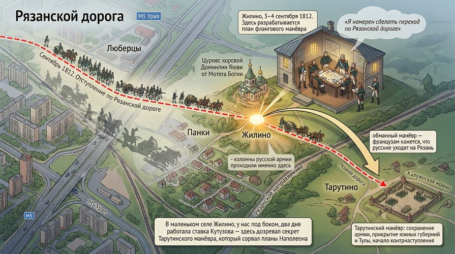 Путь армии Кутузова.