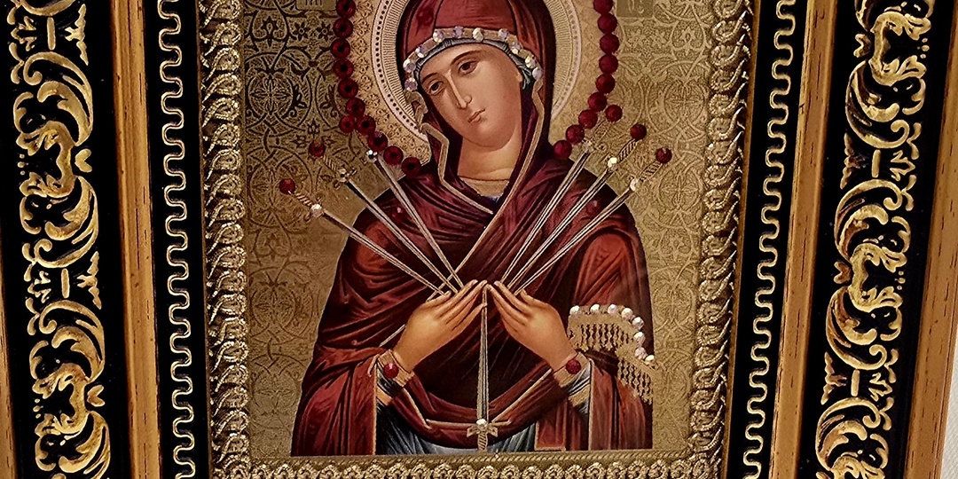 Семистрельная икона Божьей Матери. Зачем вешать в доме,в  офисе.