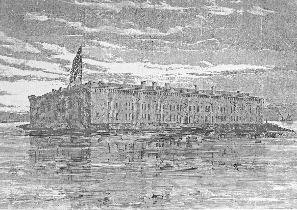 Форт Самтер в январе 1861 г. 