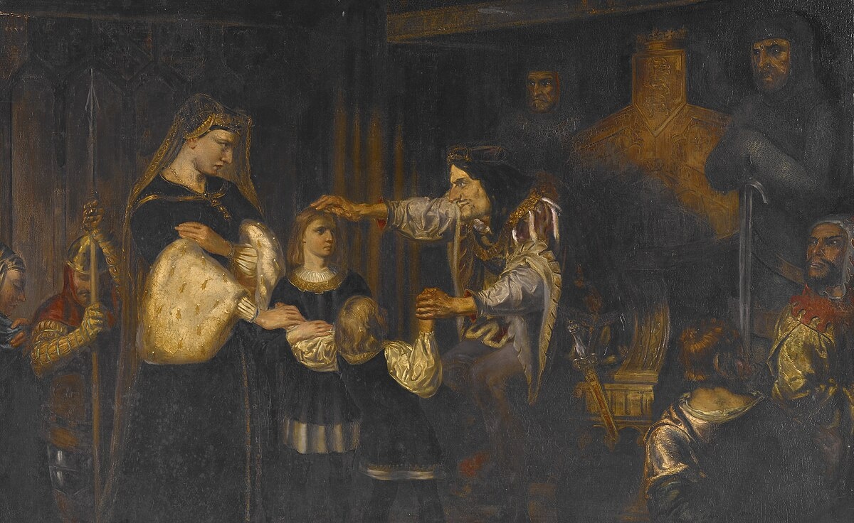 David Scott - King Richard III with the Sons of Edward IV, commons.wikimedia.org