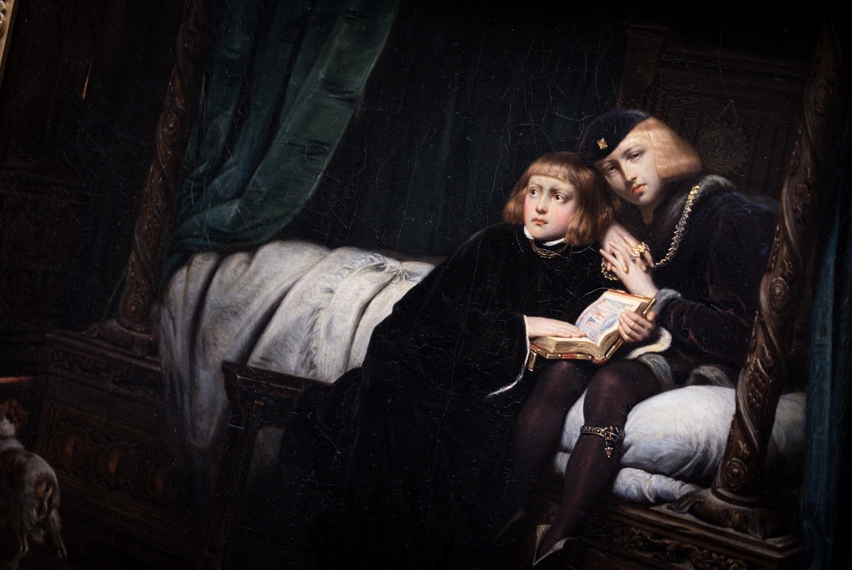 Paul Delaroche, Edward V and the Duke of York in the Tower, commons.wikimedia.org