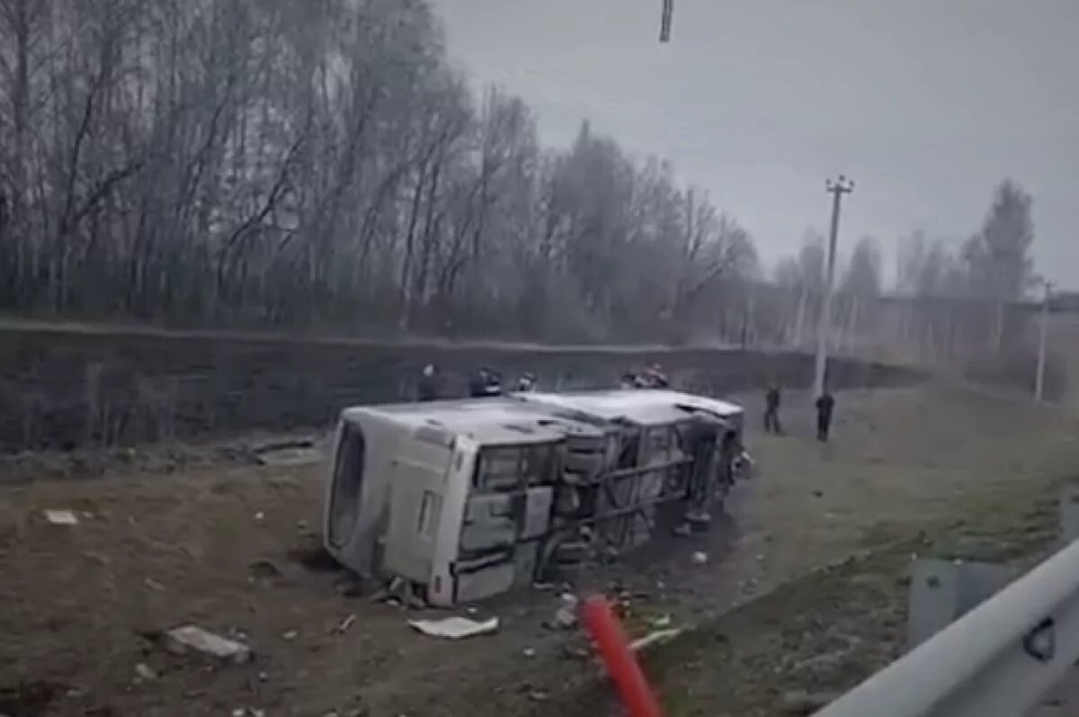    МВД показало кадры с места смертельного ДТП в Саратовской области