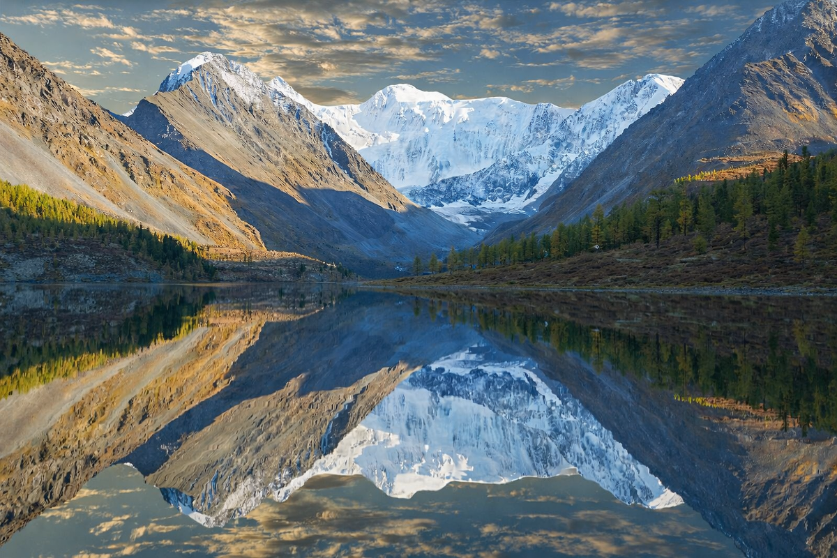 Пейзаж Аккемского озера
