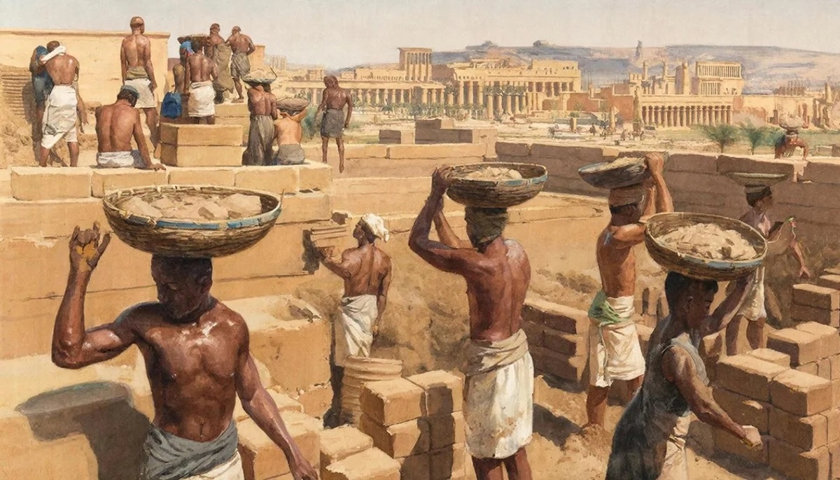 «Они строили величие Египта своими спинами. Кирпич за кирпичом. Но чем более изнуряли их, тем более они умножались. Жизнь не знает цепей.»