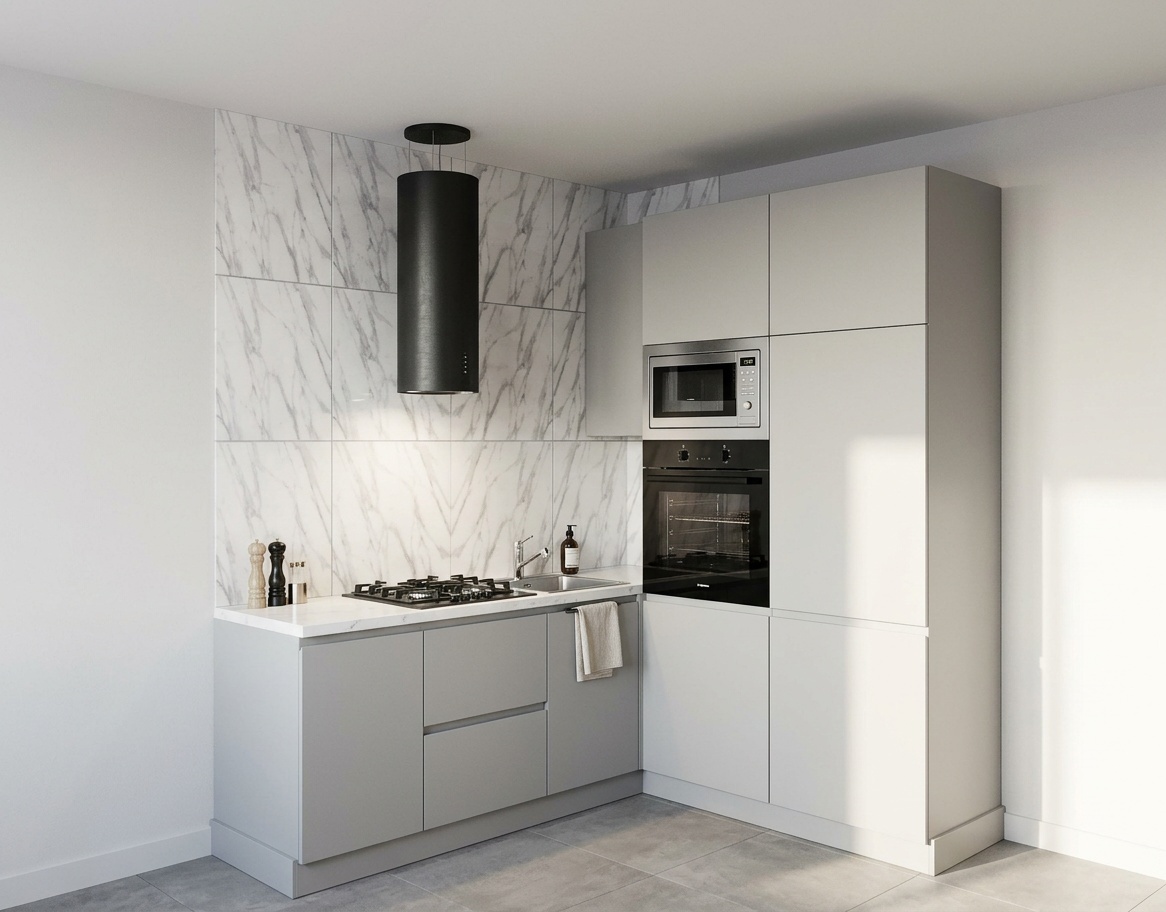 По примеру кухонного гарнитура в той статье я создала проект, который по цветовой гамме мне нравится больше