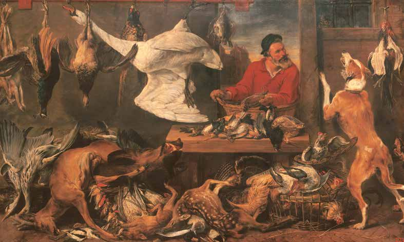 Франс Снейдерс, Ян Вильденс (пейзаж)
Лавка дичи
Фландрия. Между 1618 и 1621