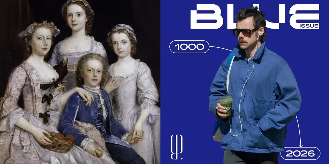 Как синий стал «мужским» цветом