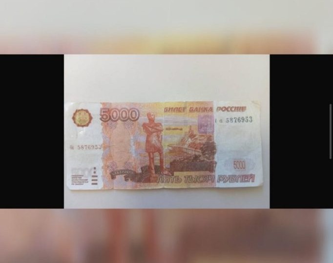В Соль-Илецке возбуждено дело о хранении и сбыте фальшивой пятитысячной купюры