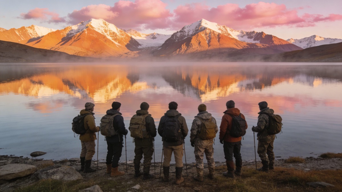    Вечерние тени озера Аккем напоминают, что вода здесь — зеркало, а не просто элемент маршрута. President5621