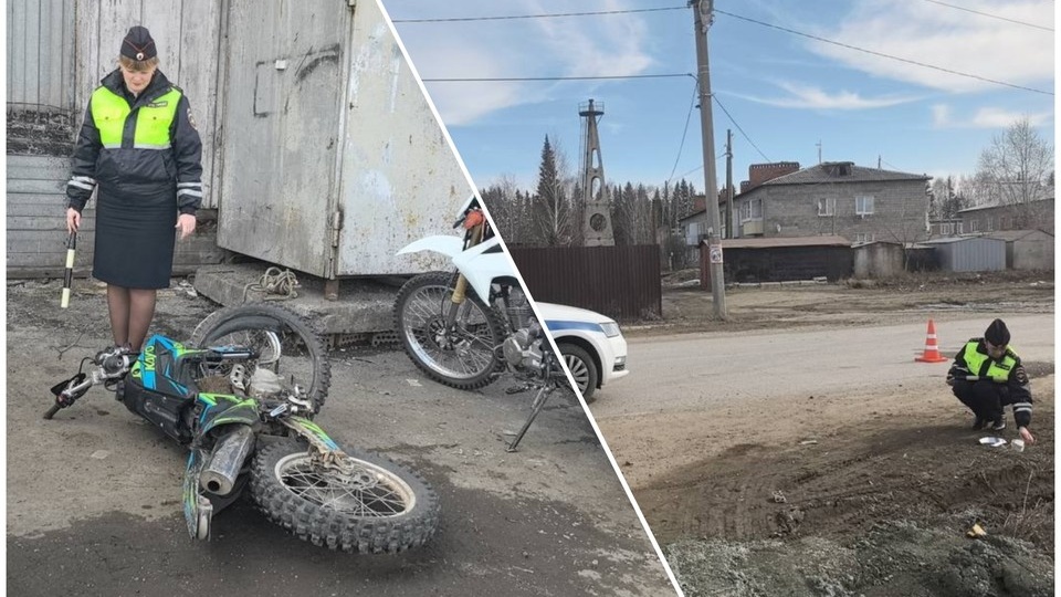 В селе под Нижним Тагилом питбайкер без прав выехал на «встречку» и погиб в ДТП
