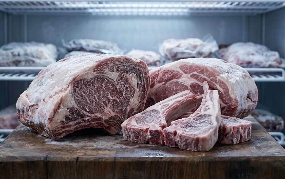    Мясо забыли достать из морозилки? 5 способов быстро разморозить его без микроволновки