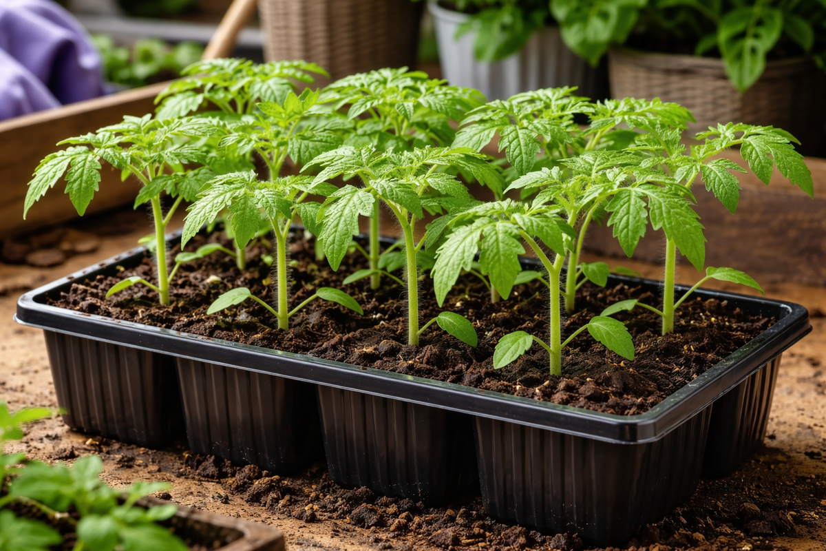 Рассада вытягивается и тонкая. Что делать?